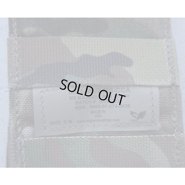 画像3: 米軍イーグルSOFLCS M4シングルマガジンポーチ マルチカム迷彩 新品