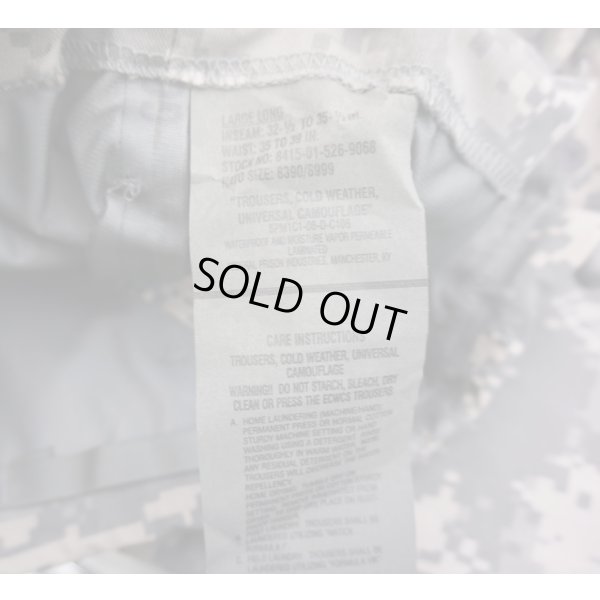 画像3: 米軍Gen2 ECWCSゴアテックスパンツUCP(ACU迷彩)LARGE-LONG新品