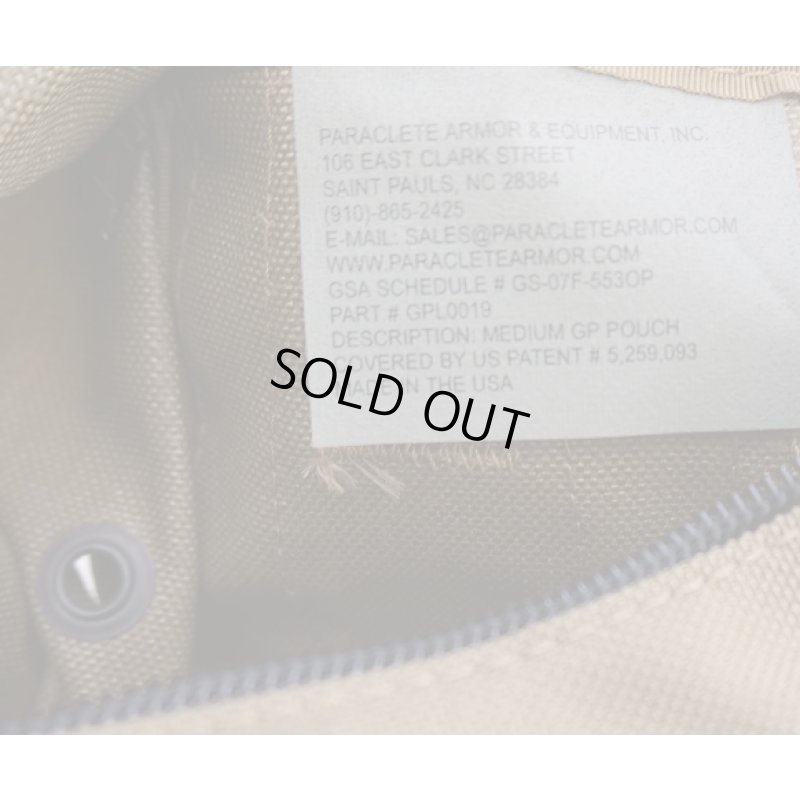 画像3: パラクレイト ミディアムGPポーチCB(コヨーテブラウン)ベルクロ付モデル新品プレMSAロット