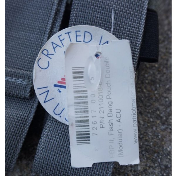 画像3: 米陸軍特殊部隊放出? PPM製ダブルフラッシュバンポーチUCP迷彩(ACU迷彩)新品