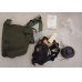 画像1: 韓国 民間用KM9A1ガスマスク新品 バッグなど付属品セット (1)