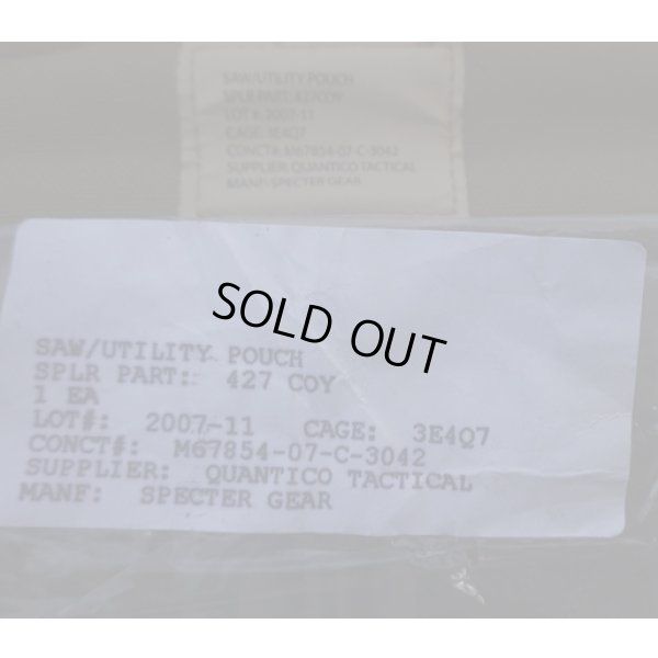 画像3: 米軍 米海兵隊SPECTER GEAR SAW/ユーティリティポーチCT(コヨーテタン)新品