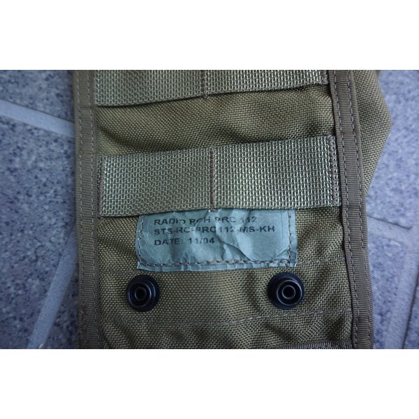 画像3: 米軍イーグルSTS-LCS PRC-112ラジオポーチ カーキ