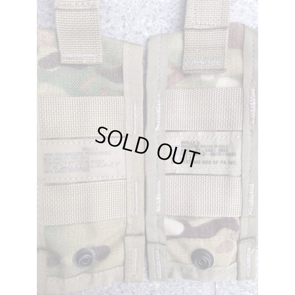 画像4: 米軍MOLLEII シングル9mmピストルマガジンポーチOEFCP(MULTICAM迷彩)