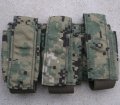 米軍イーグルAOR2迷彩トリプル40mmグレネードポーチ新品
