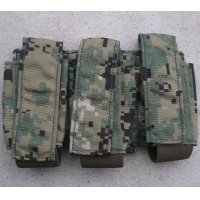 米軍イーグルAOR2迷彩トリプル40mmグレネードポーチ新品