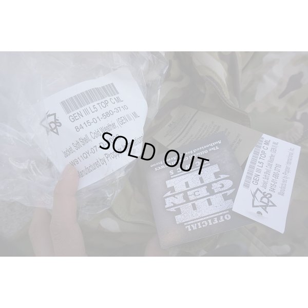 画像3: 米軍ECWCS Gen3 LV5ソフトシェルジャケットOEFCP(MULTICAM迷彩)MEDIUM-LONG新品