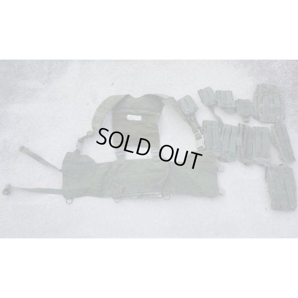 画像2: 米軍放出LBT-9019B DF-LCSタイプHハーネスOD ポーチ11個付きセット