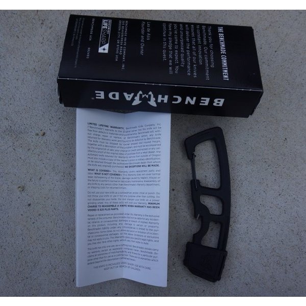 画像2: ベンチメイド9CBフック・セーフティカッター黒 新品