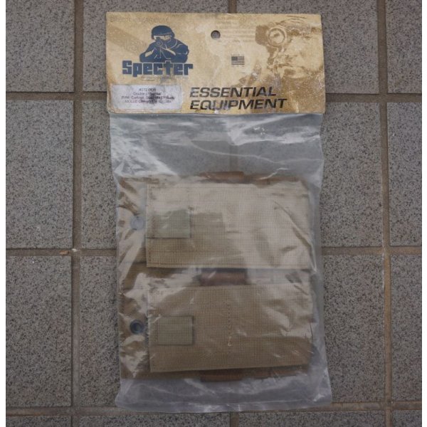 画像2: 米陸軍特殊部隊放出? SPECTER GEARダブルユニバーサルマガジンポーチCT(コヨーテタン)新品