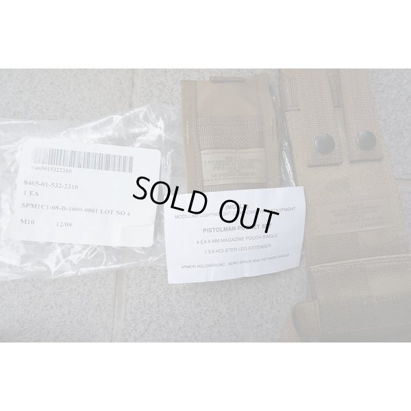 画像3: 米軍 米海兵隊MOLLEIIレッグパネル・ピストルマガジンポーチセットCB(コヨーテブラウン)新品