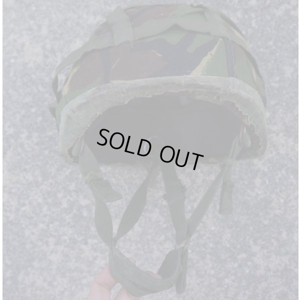 画像3: 英軍 空挺ケブラーヘルメットDPM迷彩ヘルメットカバー付きMEDIUM