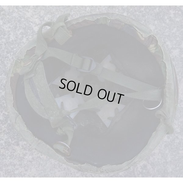 画像2: 英軍 空挺ケブラーヘルメットDPM迷彩ヘルメットカバー付きMEDIUM