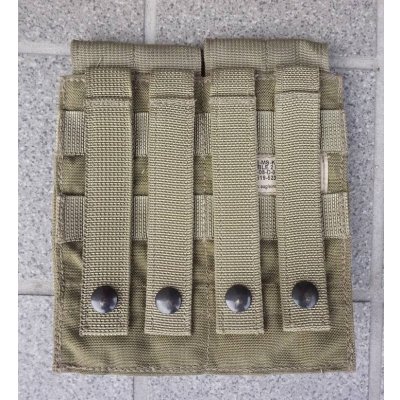 画像2: 米軍イーグルSFLCSダブルマガジンポーチ カーキ新品