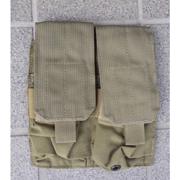 画像1: 米軍イーグルSFLCSダブルマガジンポーチ カーキ新品