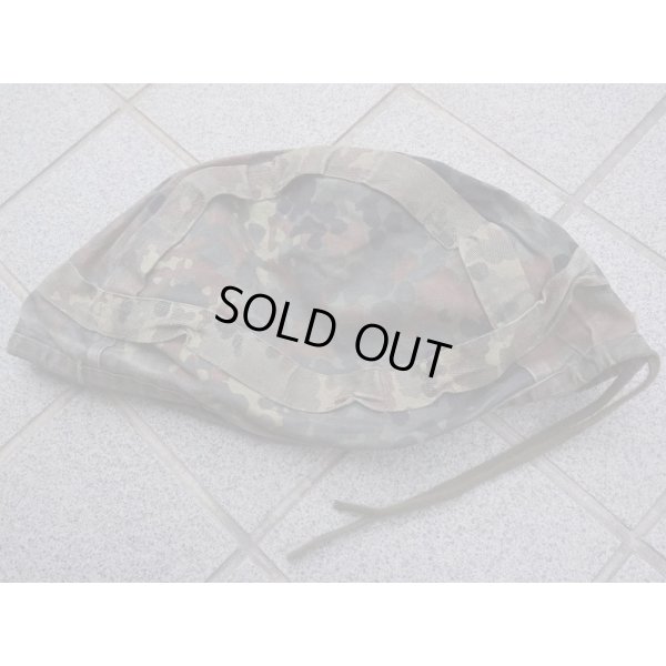 画像2: ドイツ連邦軍(ドイツ軍)フレック(フレクター)迷彩ヘルメットカバー カスタム品