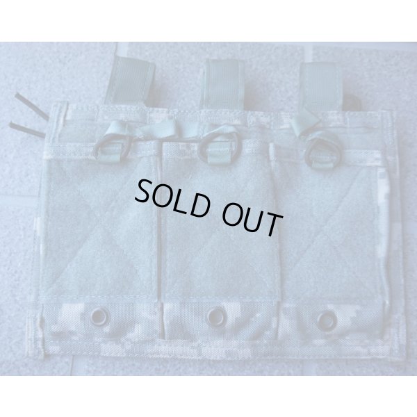 画像1: MSAパラクレイト ベルクロ付きトリプルマガジンポーチUCP迷彩（ACU迷彩）新品