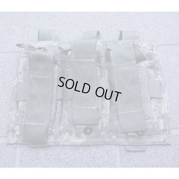 画像1: MSAパラクレイト トリプル9mm+M4マガジンポーチUCP迷彩(ACU迷彩)新品