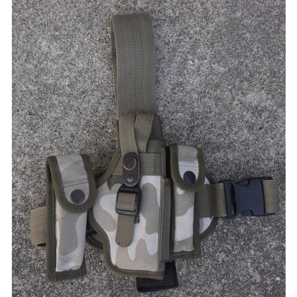 画像1: ポーランド軍デザートパンテラ迷彩レッグホルスター