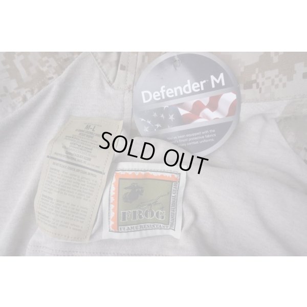 画像3: 米軍 米海兵隊FROGコンバットシャツ デザートMARPAT迷彩MEDIUM-LONG新品