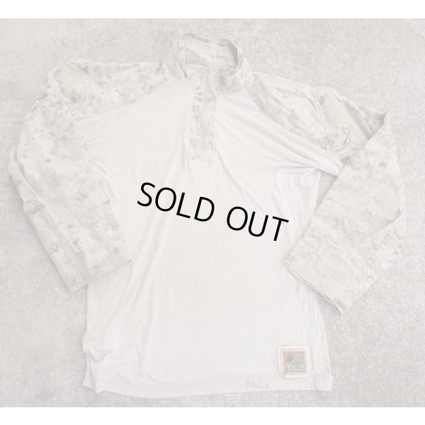 画像1: 米軍 米海兵隊FROGコンバットシャツ デザートMARPAT迷彩MEDIUM-REGULAR