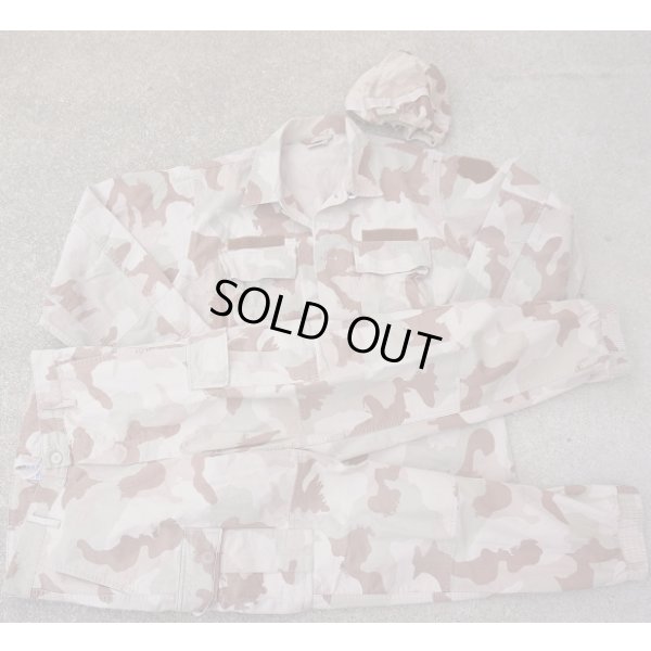 画像1: ハンガリー軍砂漠迷彩ヘルメットカバー上下セット