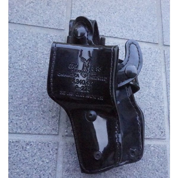 画像2: 米法執行機関放出サファリランド070ヒップホルスター シグP225用