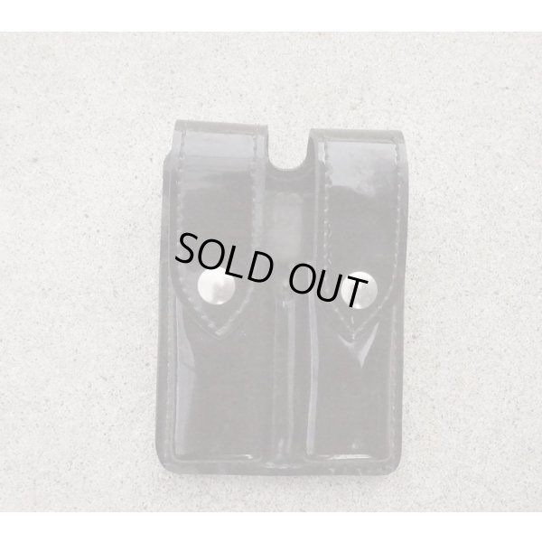 画像1: 米法執行機関放出サファリランド77デューティダブルピストルマガジンポーチ コルトガバメント用