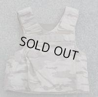 ベルギー軍NFM製デザートジグソー迷彩ボディアーマーカバーMEDIUM-SHORT（前部プレートポケットにほつれ有り）
