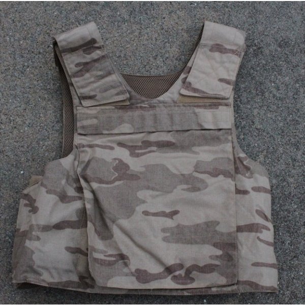 画像1: ベルギー軍NFM製デザートジグソー迷彩ボディアーマーカバーMEDIUM-SHORT（前部プレートポケットにほつれ有り）