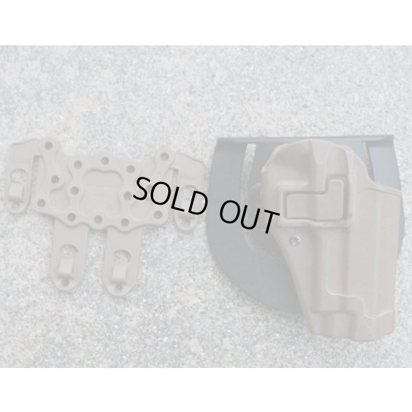 画像1: ノルウェー軍放出ブラックホークSERPA CQCホルスターCT(コヨーテタン)シグP220・P226用