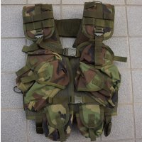 米軍放出ブラックホークLBVタクティカルベスト ウッドランド迷彩 新品