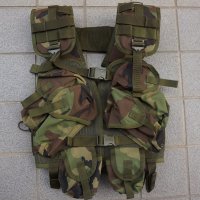 米軍放出ブラックホークLBVタクティカルベスト ウッドランド迷彩 新品