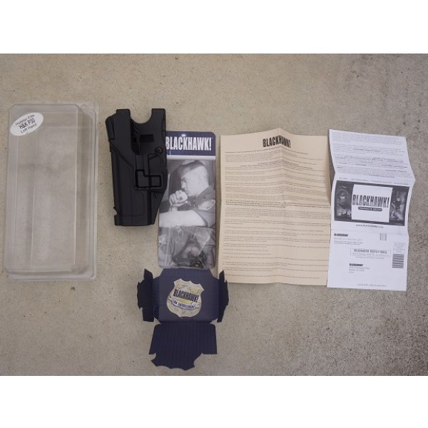 画像2: ブラックホークSERPA LEVEL3ヒップホルスター黒H&K P30・P2000用(USPコンパクトも可)新品(右利き・左利き両方有り)