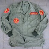 韓国軍 米軍供与品M65フィールドジャケット2ndタイプ（アルミジッパータイプ）MEDIUM-REGULAR海兵隊戦友会パッチ付き
