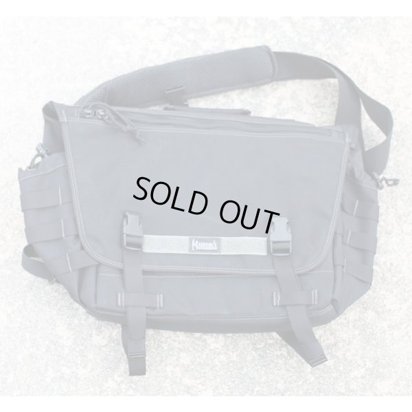 画像1: MAGFORCE MF-6023タクティカルメッセンジャーバッグ黒 新品