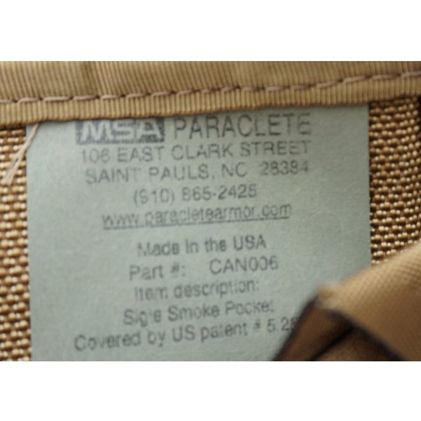 画像3: MSAパラクレイト スモークグレネードポーチCB（コヨーテブラウン）新品
