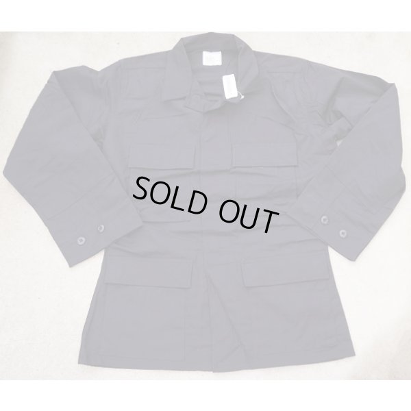 画像1: 米軍黒BDUジャケット官給品SMALL-REGULAR新品