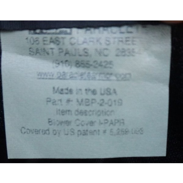 画像3: MSAパラクレイトI-PAPR・ブロワーポーチ黒 新品