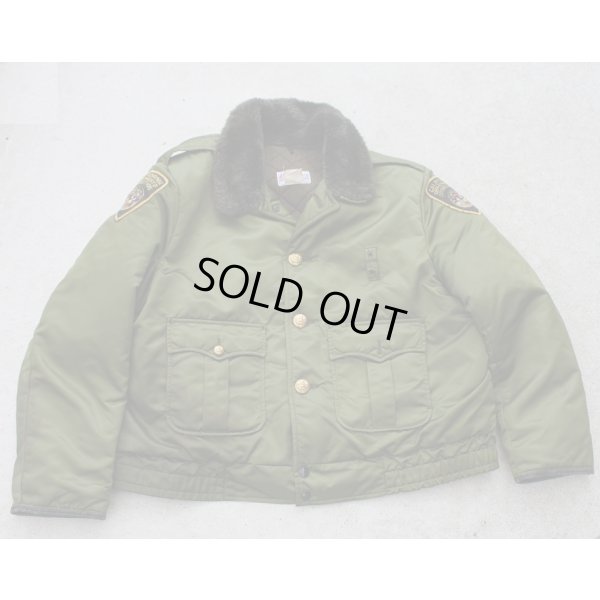 画像1: 米カリフォニア矯正局 警察官用 防寒ポリスジャケット