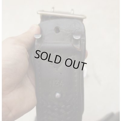 画像7: 米法執行機関放出ポリスベルトセット(ビアンキ製4インチリボルバー用ホルスター・TEX SHOEMAKER&SONS製ベルトなどがセット)