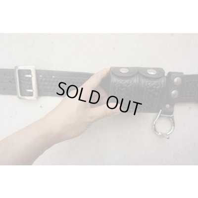 画像4: 米法執行機関放出ポリスベルトセット(ビアンキ製4インチリボルバー用ホルスター・TEX SHOEMAKER&SONS製ベルトなどがセット)