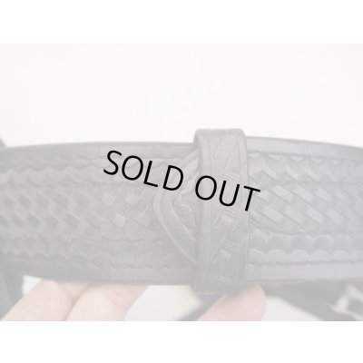 画像8: 米法執行機関放出ポリスベルトセット ウエスト85cm向け(4インチリボルバー用ホルスター・サファリランド製ベルトなどがセット)