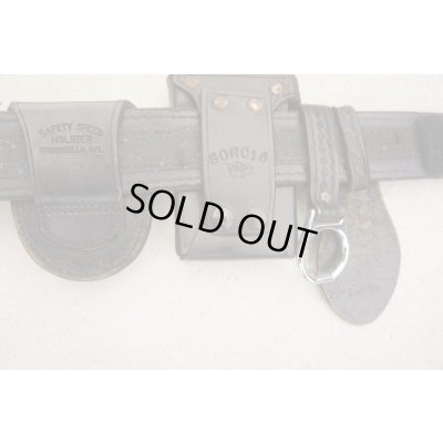 画像6: 米法執行機関放出ポリスベルトセット ウエスト85cm向け(4インチリボルバー用ホルスター・サファリランド製ベルトなどがセット)