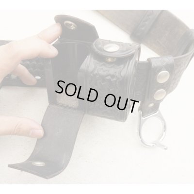 画像5: 米法執行機関放出ポリスベルトセット(ビアンキ製4インチリボルバー用ホルスター・TEX SHOEMAKER&SONS製ベルトなどがセット)