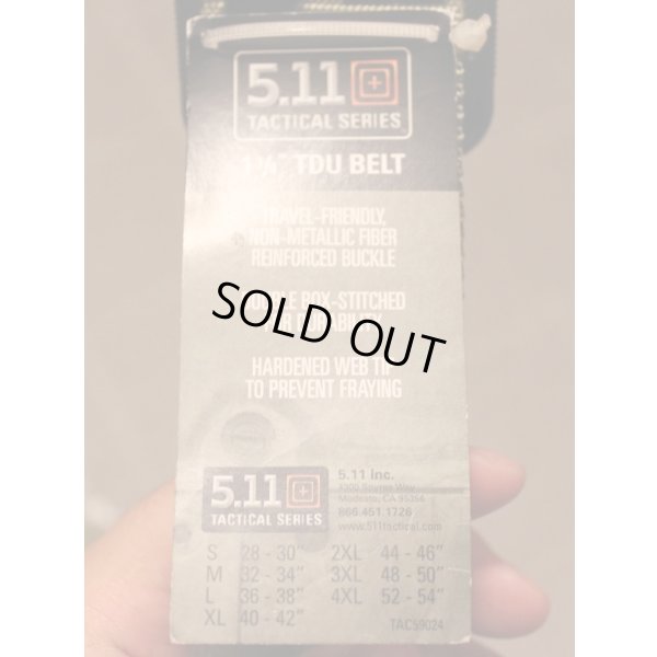 画像4: 米軍放出5.11タクティカルTDUベルトOD MEDIUM新品