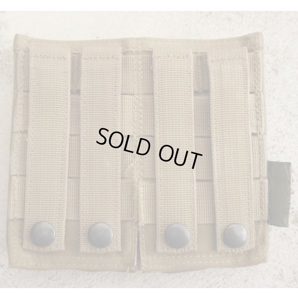 画像2: 英軍放出WASダブルオープントップマガジンポーチCT(コヨーテタン)ゴムバンド欠損