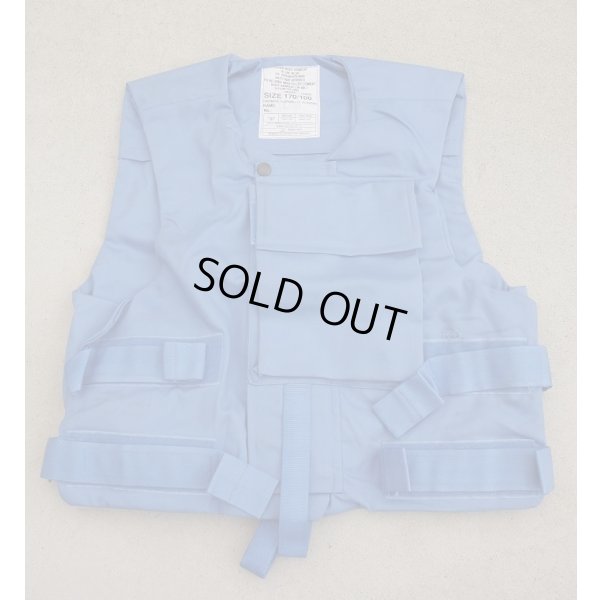 画像1: 英軍UNカラー(水色)ECBA(mk1)ボディアーマーカバー水色バンドタイプ170/100新品