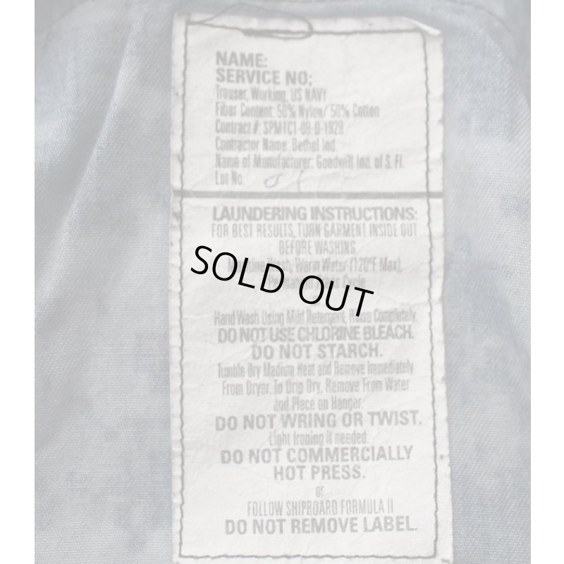 画像3: 米軍NWUパンツMEDIUM-X-SHORT徽章付き