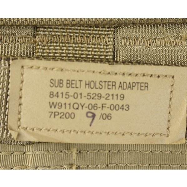 画像3: 米軍アライドSFLCSホルスターアダプター カーキ新品